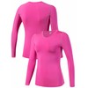 Women's 1 Pack Dry Fit Athletic Compression Base Layer Long