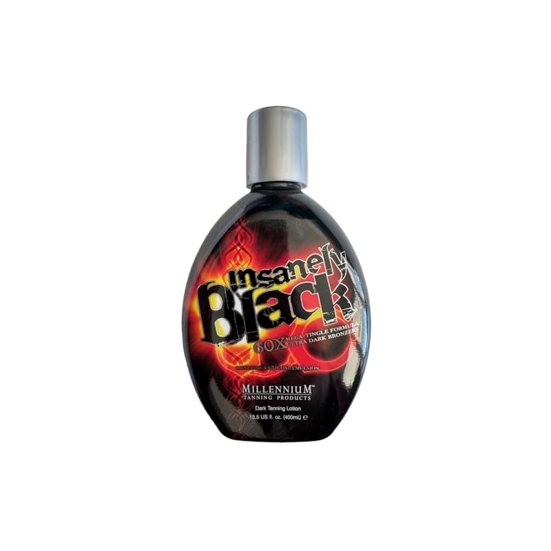 Millenium Insanely Black y Solid Black Loción bronceadora para cámara