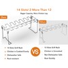 auisea Chicken Leg Rack for Grill 14 Slots - 2-Piece