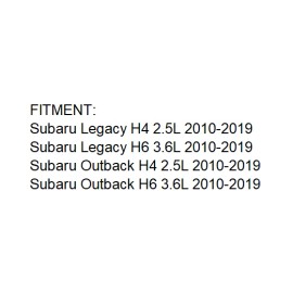 H HENZIKON HIGH-PERFORMANCE Combo Set Engine & Cabin Air Filter for 2010 - 2019 Subaru Legacy 2.5L 3.6L