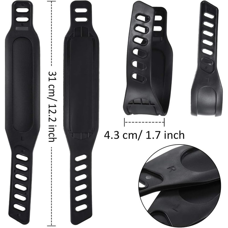 Universal Pedal Strapfor Exercise Cycle Home or Gym,2Pcs Adjustable Length
