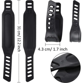 Universal Pedal Strapfor Exercise Cycle Home or Gym,2Pcs Adjustable Length Universal Pedal Strap,Adjustable ExerciseBikePedal Strap,Non-Slip Exercise Bike Pedal Strap,Universal Bicycle Pedal Strap