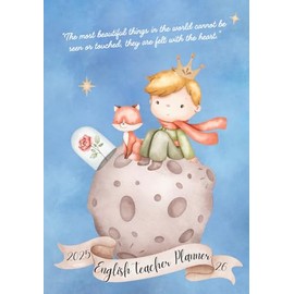 English Teacher Planner 2025 2026: Agenda docente per i professori d'Inglese, settimanale, formato da borsa