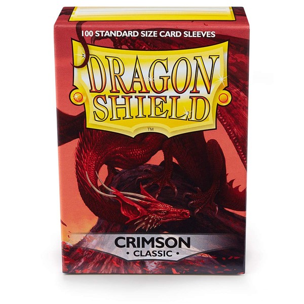 Arcane Tinman Dragon Shield - Classic Standard Size Sleeves 100Pk - Crimson, ART10021
