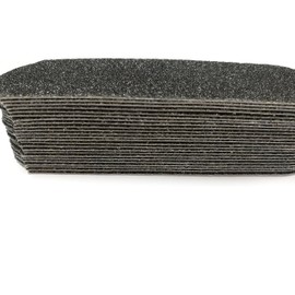 80 GRIT STAINLESS STEEL PEDICURE FILE REFILL PADS, 60 COUNT (80 GRIT BLACK)