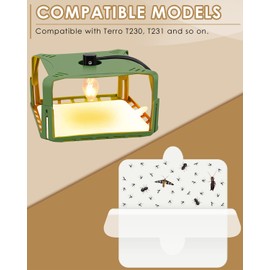 TINDTOP 32 Pack 6" Replacement Glue Boards for Terro T230 T231, Indoor Glue Boards Refill Sticky Cards Compatible with Terro T230 T231