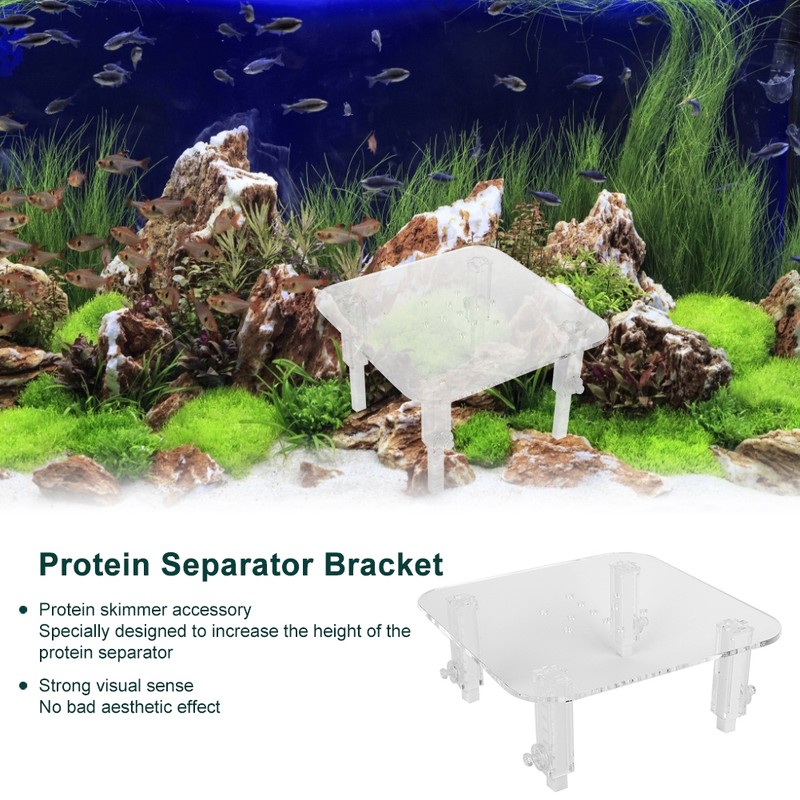 Acrylic Durable Protein Skimmer Bracket Adjustable Height Separator Heightening AccessoriesM