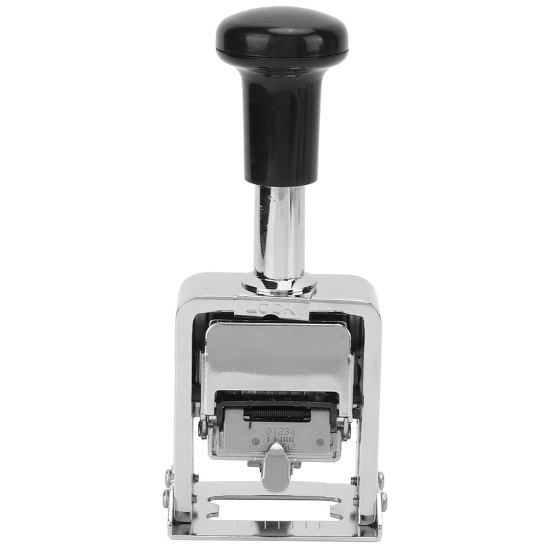 Number Stamp Zinc Alloy Shell Automatic Jump Number Self Inking