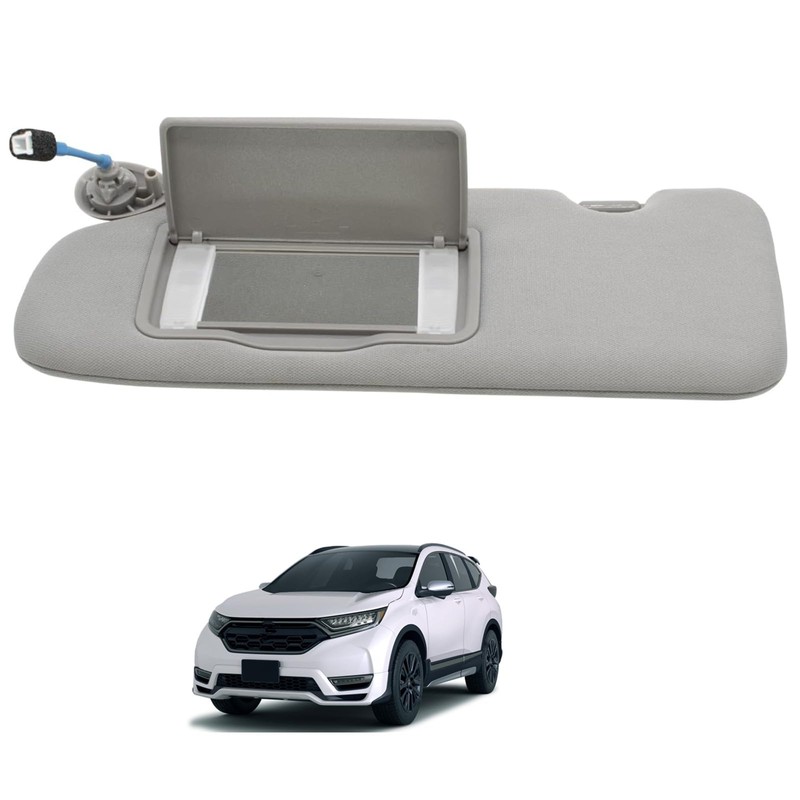 Tiny Force Front Left Driver Side Sun Visor Gray with
