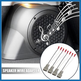 A ABSOPRO 4pcs Car Speaker Connector Wiring Harness Adapter Replacement 72-5512 Item Replacement