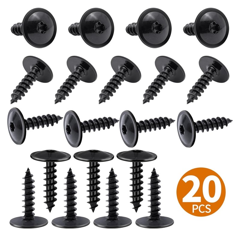 20PCS Self Tapping Screws - Small Car Screws - Metal
