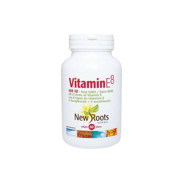 New Roots Vitamin E8, 120 softgels