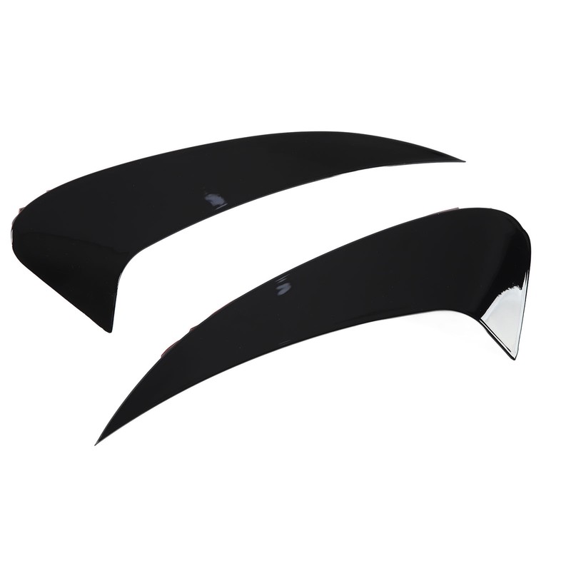 Pair of Rear Bumper Air Vent Spoiler Splitter Glossy Black