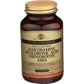 Solgar, Glucosamine Hyaluronic Chondroitin Msm, 60 Tablets