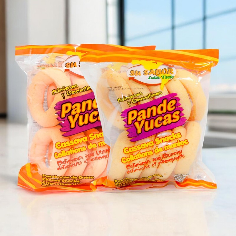 Su Sabor Cassava and cheese Snack/PandeYucas 2.5 ounces (70 grams)