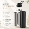 Termo Vaso-botella Acero Inoxidablecon Fría/caliente 40 Oz