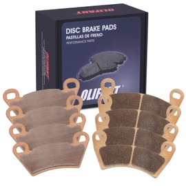 Brake Pads for Polaris Ranger 900 XP 2013-19/Ranger 570 CREW Midsize/Ranger 570 fullsize/Ranger 700 800 XP EV 500/RZR 800 900 4 XP Sintered Copper Front & Rear Severe Duty Brake Pads
