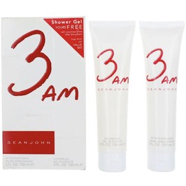 Sean John 3am By Sean John For Men Set 5.0oz After Shave Balm + 5.0oz Shower Gel 2 Pcs