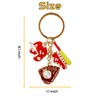 AAVEDGE Baseball Keychain, Red Baseball Keychain For Boys, Men, Women,