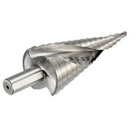 zmart 4-32mm Bamboo Shoot Drill Hex Spiral Step Cone Screw Drill HSS Grooved Bit