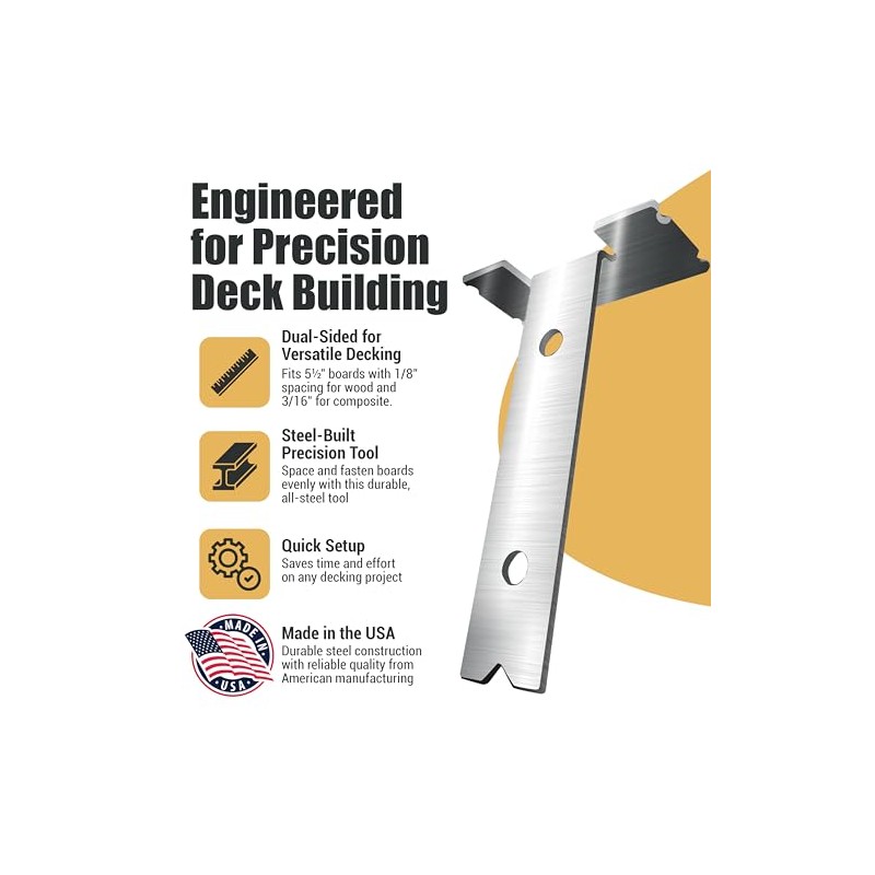 Steel Deck Spacing and Fastening Tool 3 Pack for Use