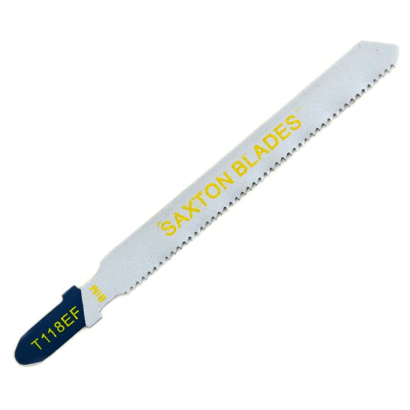 15 x Saxton Metal Aluminium Jigsaw blades T118EF fit Bosch,