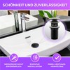Black Siphon Sink Drain Fitting with Overflow, Pop Up +
