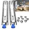1 Pair Heavy Duty Drawer Slides Full Extension Side Mount