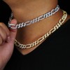 Eseres Figaro Chain Necklace for Men 12MM Figaro Link Chain
