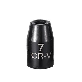 Reniteco Drive Socket Metric Shallow Socket 7mm, 6 Point Design, Cr-V