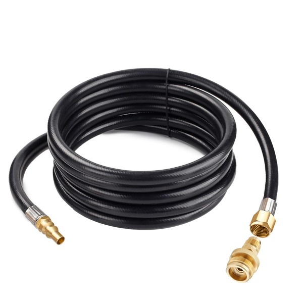 Bbcuepro 12FT Quick Connect Propane Hose for RV to Grill