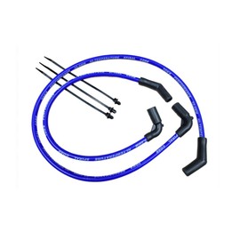 Ton's Performance Silicone Blue 10mm Spark Plug Wires Compatible with Harley H-D FLT FLHT FLHR FLTR 2009-2015 TONS-0915FLH-BL-10MM