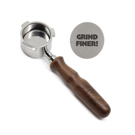 Handmade 51mm Bottomless Portafilter 3 Ears for Delonghi Dedica EC680/EC685 - Filter Basket - Puck Screen 51mm Included|Bottomless Naked Portafilter|Filter Basket| Fits Espresso Machines 51mm