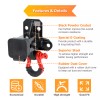 SI UTV 2" Rear Towing Hitch with 3/4" D-ring For