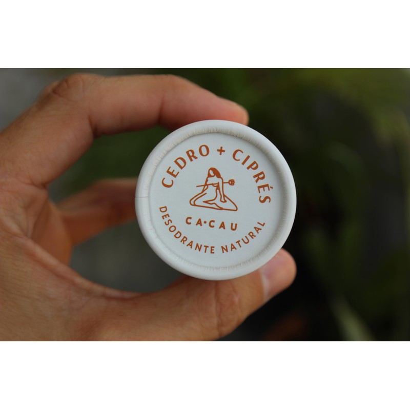 Desodorante Natural Cacau Naturals Cedro + Ciprés 80g
