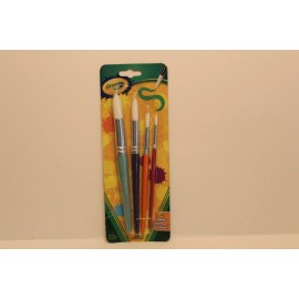 Crayola Big Paint Brushes (4 Count Round), Great For Kids