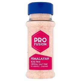 Profusion Himalayan Rose Pink Crystal Salt Fine 140g - Pack of 6