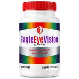 NutraVibe Eagle Eye Vision – Gentle Visual Wellness Formula with Premium Ingredients to Support Vision, Eye Comfort & Daily Eye Care | Just 2 Easy-to-Swallow Pills for Everyday Use (60 Capsules)