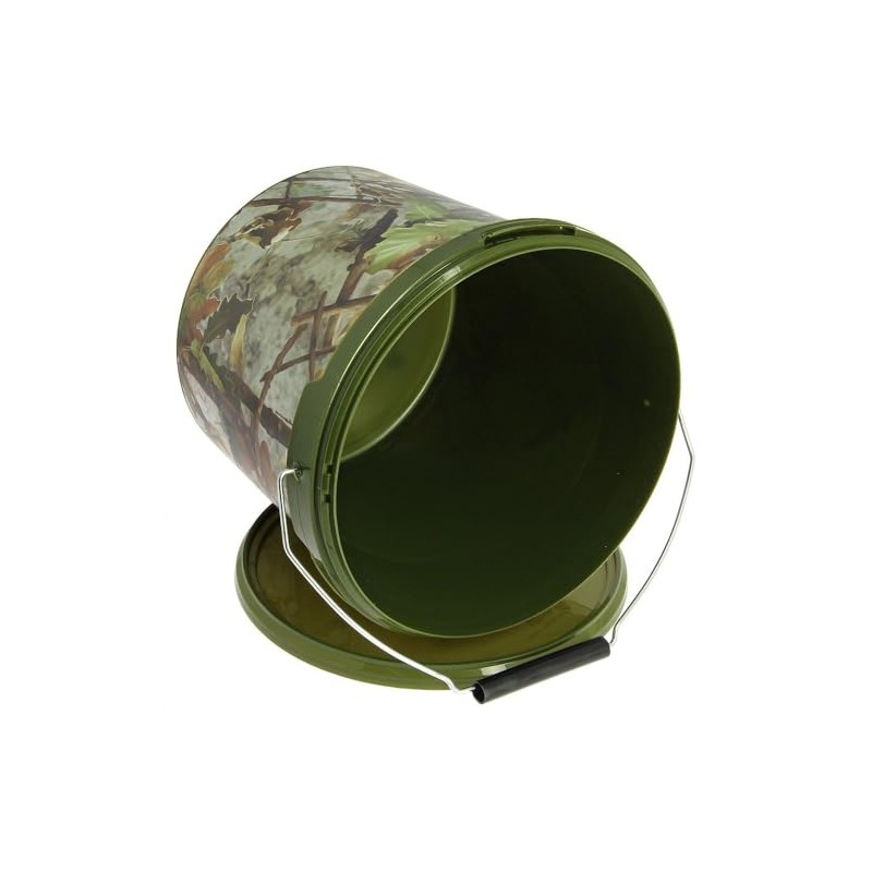 Signature Splash Camo PB Buckets – Durable Bait & PVA