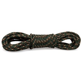 Rope and Cord Smooth Braid Accessory Cord – Durable Polyester Rope for Outdoors – Woodland Camo (4mm x 25 ft)