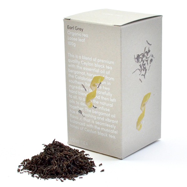 Love Tea Organic Earl Grey Loose Leaf Tea 100g