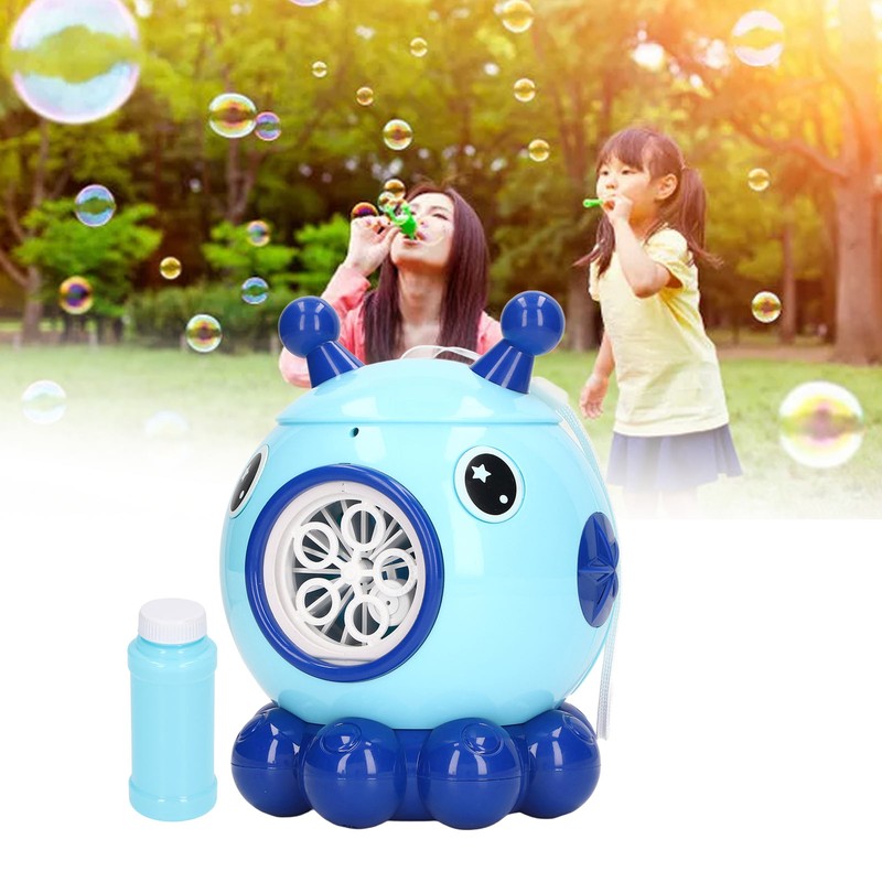 Bubble Machine Cartoon Automatic Bubble Light Music Five Hole Bubble