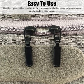 20-Piece Set of Durable Metal Zipper Pulls, Replacement Zipper Handles for Repair, Removable Pull Tabs for Shoes, Luggage, Suitcases, Bags, and Jackets