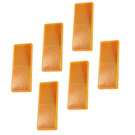 Reflektoren Selbstklebend Rückstrahler Katzenauge Reflektor Selbstklebend Katzenauge Reflektor für Torpfosten Zäune LKW RV Wohnwagen