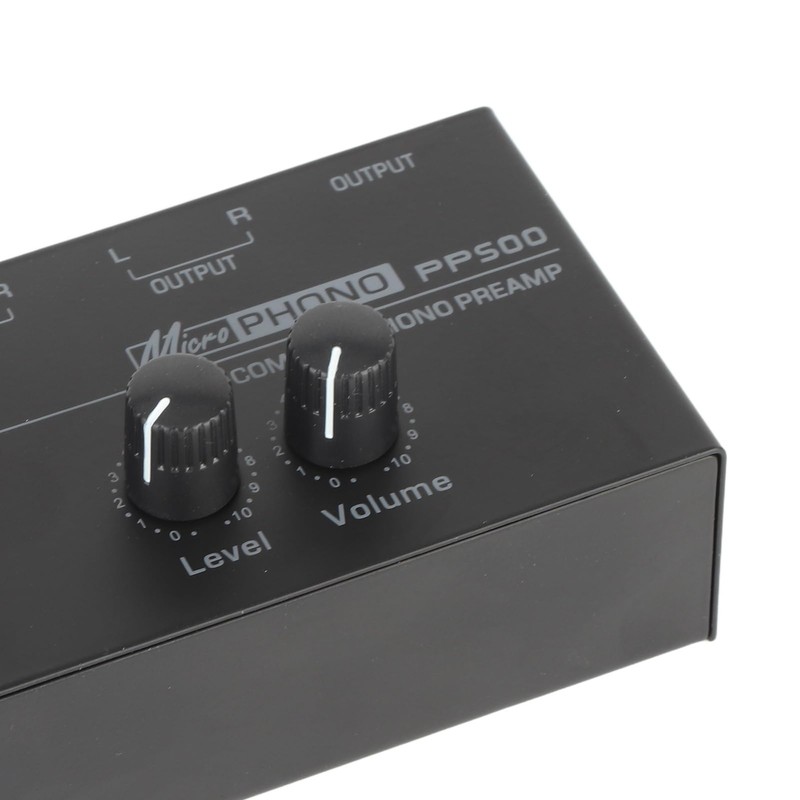 Phono Preamp, RIAA Equalization 100‑240V Ultra Low Noise 1/4 (US