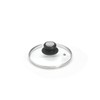 De Buyer 4112.16 Glass Lid with Bakelite Stainless Steel Knob,