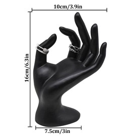 Bakiauli Ring Holder, OK Shape Jewellery Stand Hand Jewellery Holder for Storing Rings, Earrings, Bracelets, Necklaces