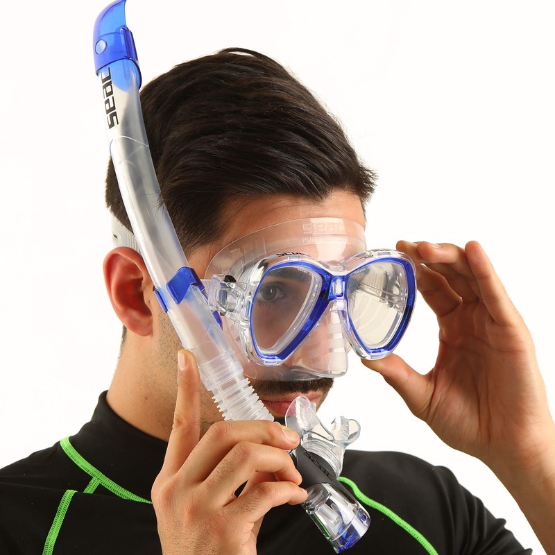 SEAC Elba Snorkeling Mask - Blue