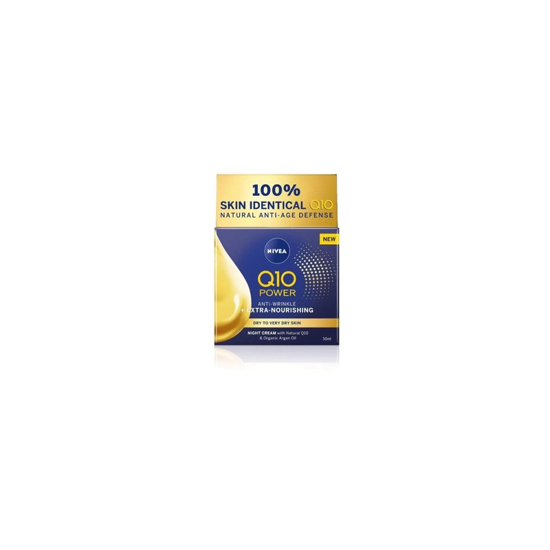 NIVEA Q10 Power Anti‑Wrinkle Regenerating Night Cream with Creatine &