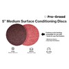 Pro-Graad 5" AMED Hook & Loop Surface Conditioning Discs, 10